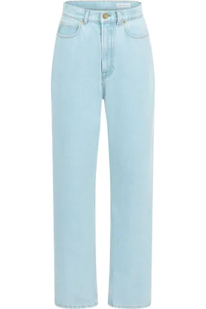 Nina Ricci Logo-patch high-rise boyfriend jeans