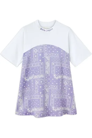 Palm Angels Astro Paisley T-shirt dress