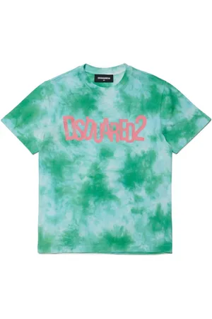 Dsquared2 Tie-dye print cotton T-shirt