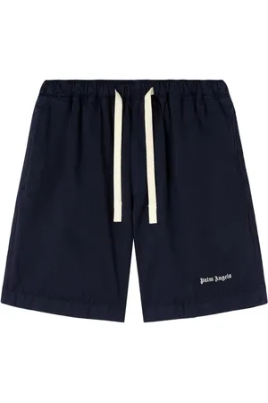 Palm Angels Logo-embroidered bermuda shorts