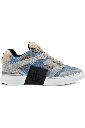 Philipp Plein Mix logo-patch sneakers
