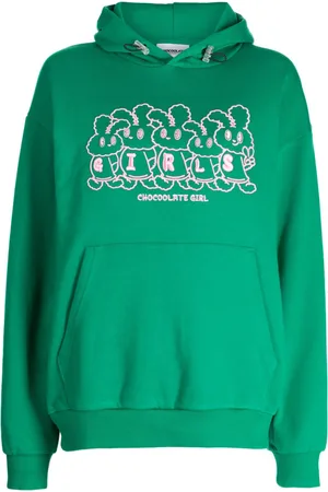 Chocoolate Logo-print cotton hoodie
