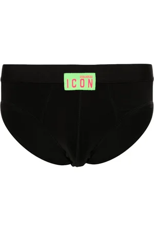 logo-patch cotton briefs