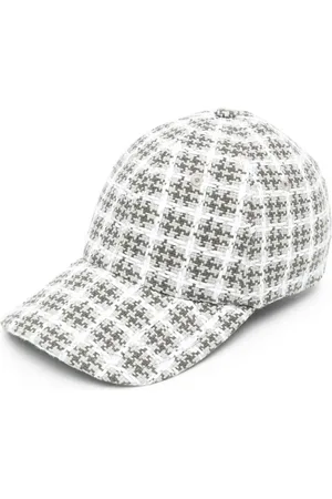 Thom Browne Tweed check cap