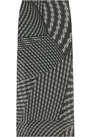 Tory Burch Printed mesh skirt
