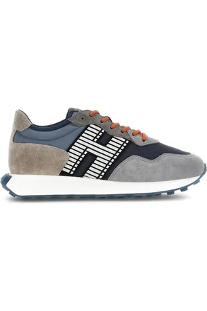 Hogan H601 panelled suede sneakers