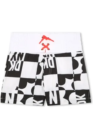 DKNY Logo-print swim shorts
