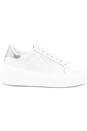 Twin-Set Platform leather sneakers