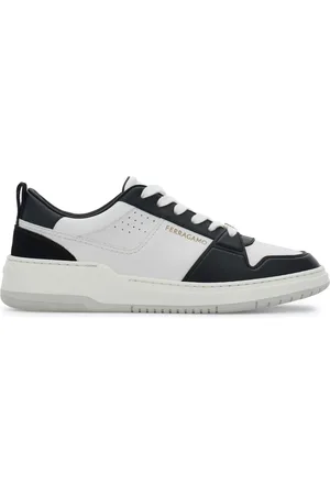 Salvatore Ferragamo Two-tone leather sneakers