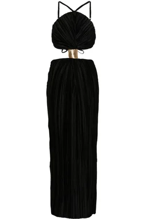Cult Gaia Mitra pleated gathered gown