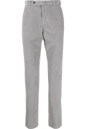 MAN ON THE BOON. Garment-dyed Moleskine chinos
