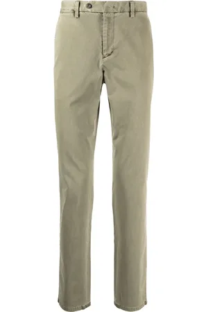 MAN ON THE BOON. Garment-dyed cotton-blend trousers