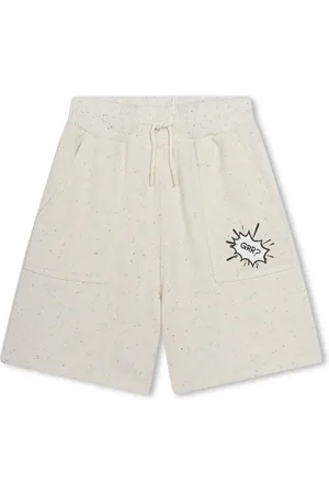 Kenzo Cartoon-print drawstring track shorts