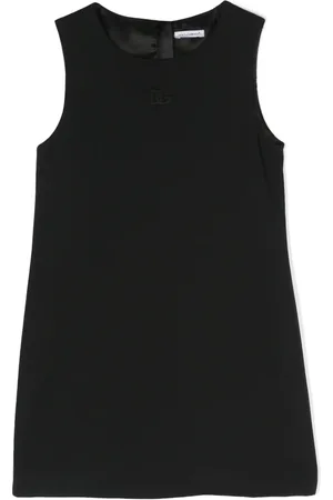 Dolce & Gabbana Logo-embroidered A-line dress