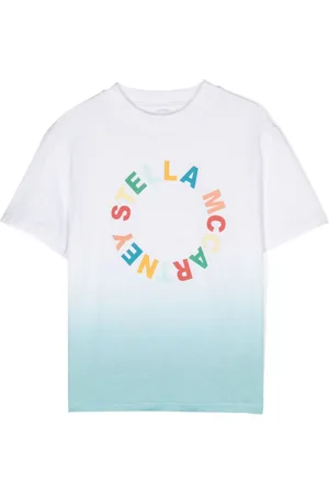 Stella McCartney Ombré cotton T-shirt
