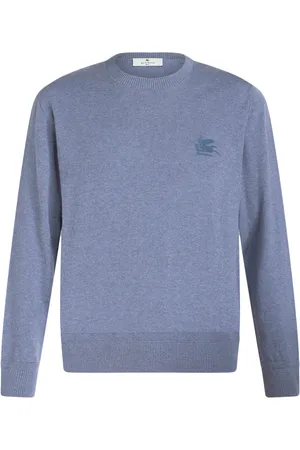 Etro Pegaso-motif fine-knit jumper