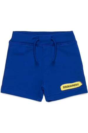 Dsquared2 Logo-print cotton track shorts