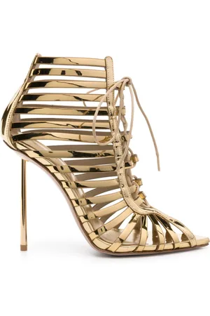 LE SILLA Cage 120mm patent-leather sandals