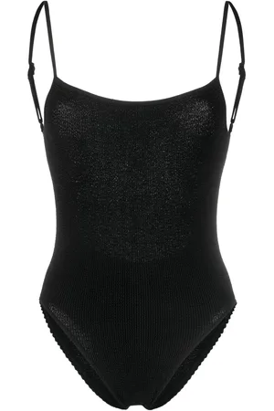 Bond Eye Crinkled scoop-back swimsuit