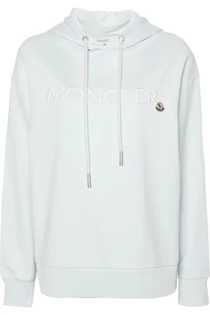Moncler Embroidered-logo cotton hoodie