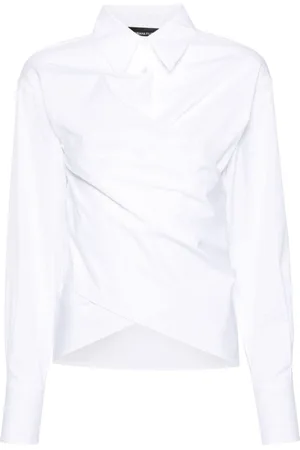 Fabiana Filippi Tied cropped shirt