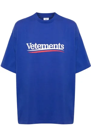 Vetements Logo-print cotton T-shirt