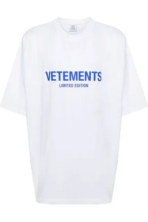Vetements Logo-print cotton T-shirt