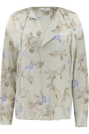Vince Bellflower silk blouse