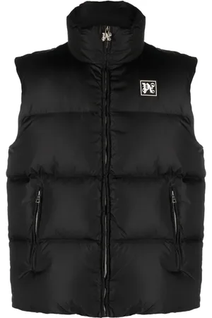 Palm Angels Logo-appliqu?? quilted ski gilet