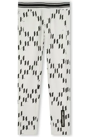 Karl Lagerfeld Monogram-print cotton track pants