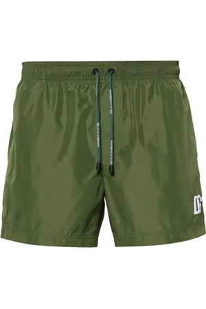 Dolce & Gabbana Logo-embroidered swim shorts