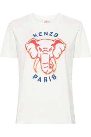 Kenzo Elephant-print cotton T-shirt