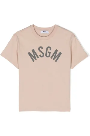 Msgm Logo print cotton t-shirt