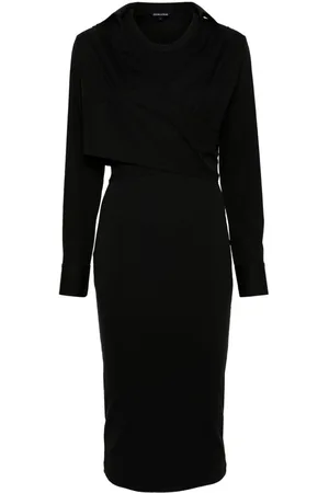 VERONICA BEARD Malone layered midi dress