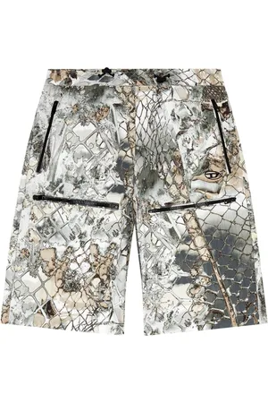 Diesel P-Mckell graphic-print shorts