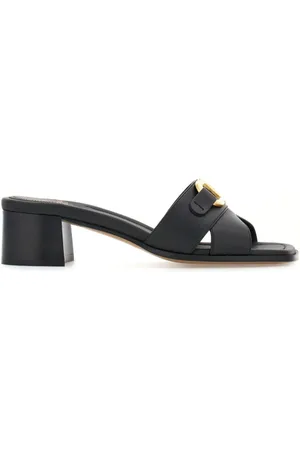 Salvatore Ferragamo Gancini leather mules