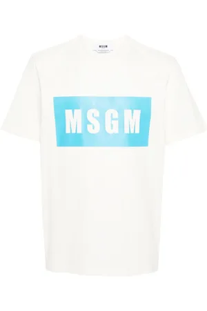 Msgm Logo-print cotton T-shirt