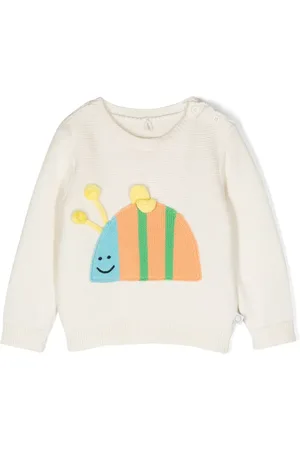 Stella McCartney Striped Bumblebee cotton jumper