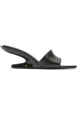 Nº21 Toe strap 60mm leather mules