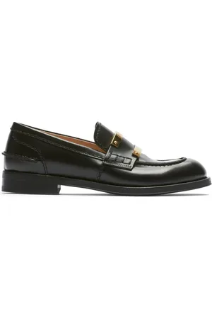 Nº21 Logo-plaque panelled loafers