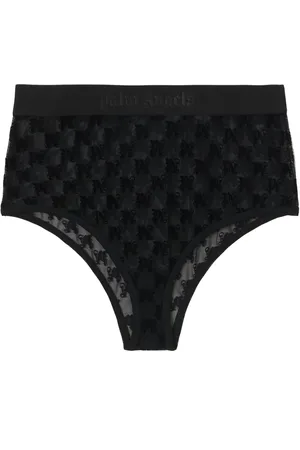Palm Angels Monogram-motif lace briefs