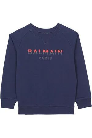 Balmain Logo-print cotton sweatshirt
