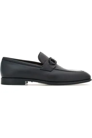 Salvatore Ferragamo Gancini-buckle leather loafers