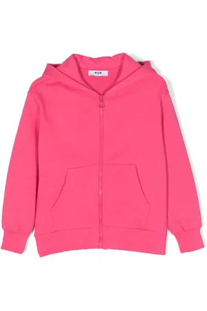 Msgm Logo print hooded jacket