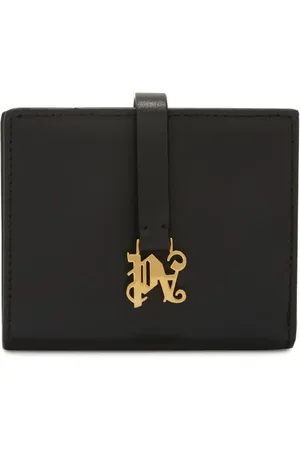 Palm Angels Monogram-appliqu??? leather wallet