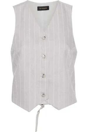 The Andamane Pinstriped tailored vest