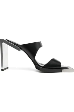 HELIOT EMIL 100mm square-open toe leather sandals