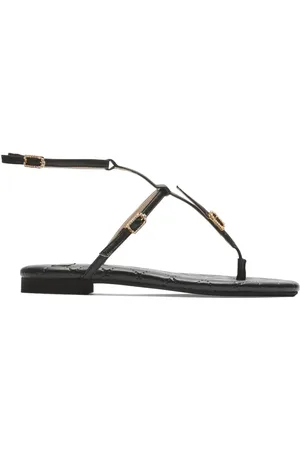 Nº21 Crystal-embellished buckle leather sandals