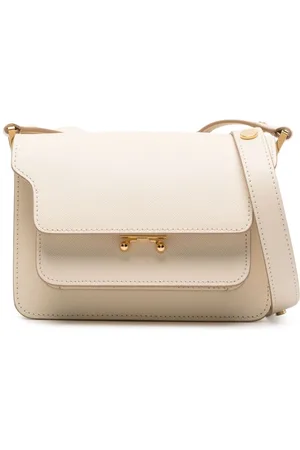 Marni Trunk leather crossbody bag