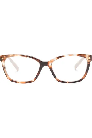 Prada Tortoiseshell-effect square-frame glasses